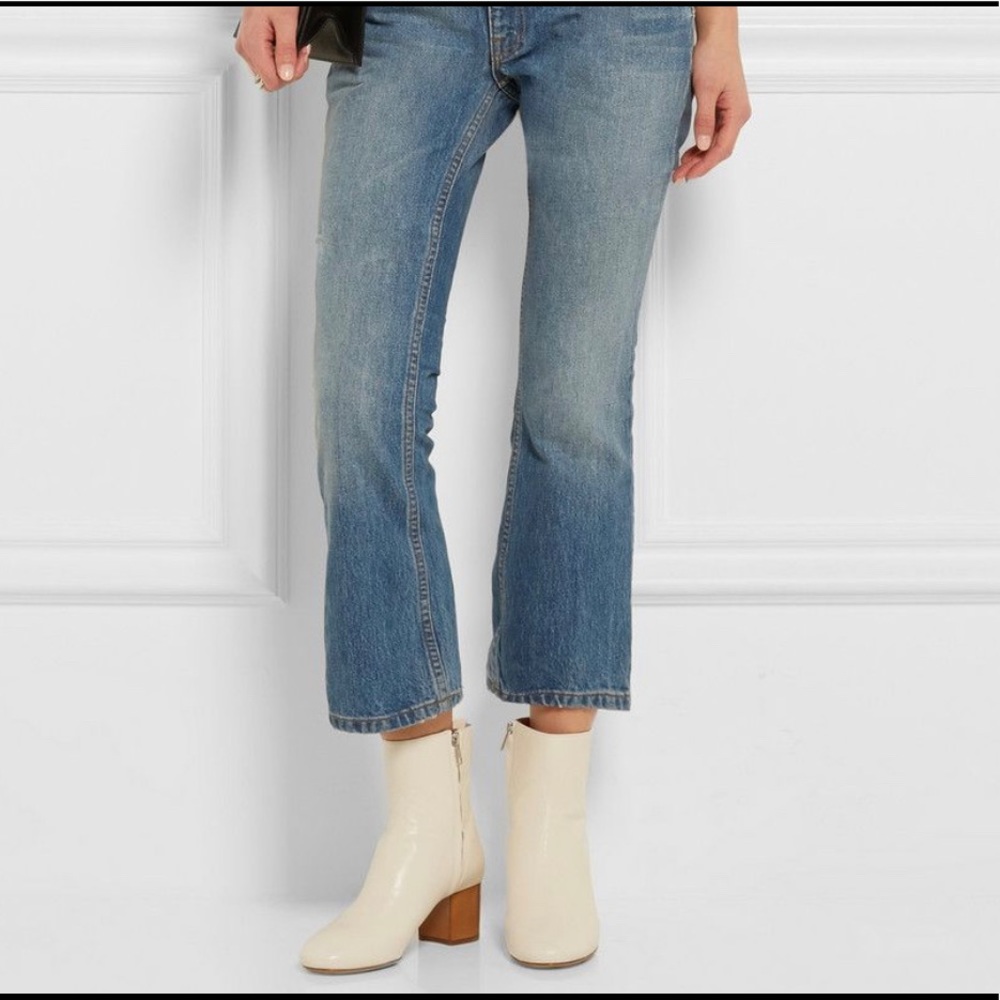 Isabel Marant soft beige leather ankle boot size:37